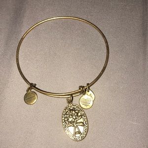 Alex and Ani Gold Friend Bangle